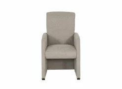 Stoel Aragon 60x70x100cm - stof - greige