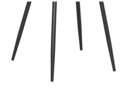 Stoel Chuck 45x42x86cm - lederlook - zwart