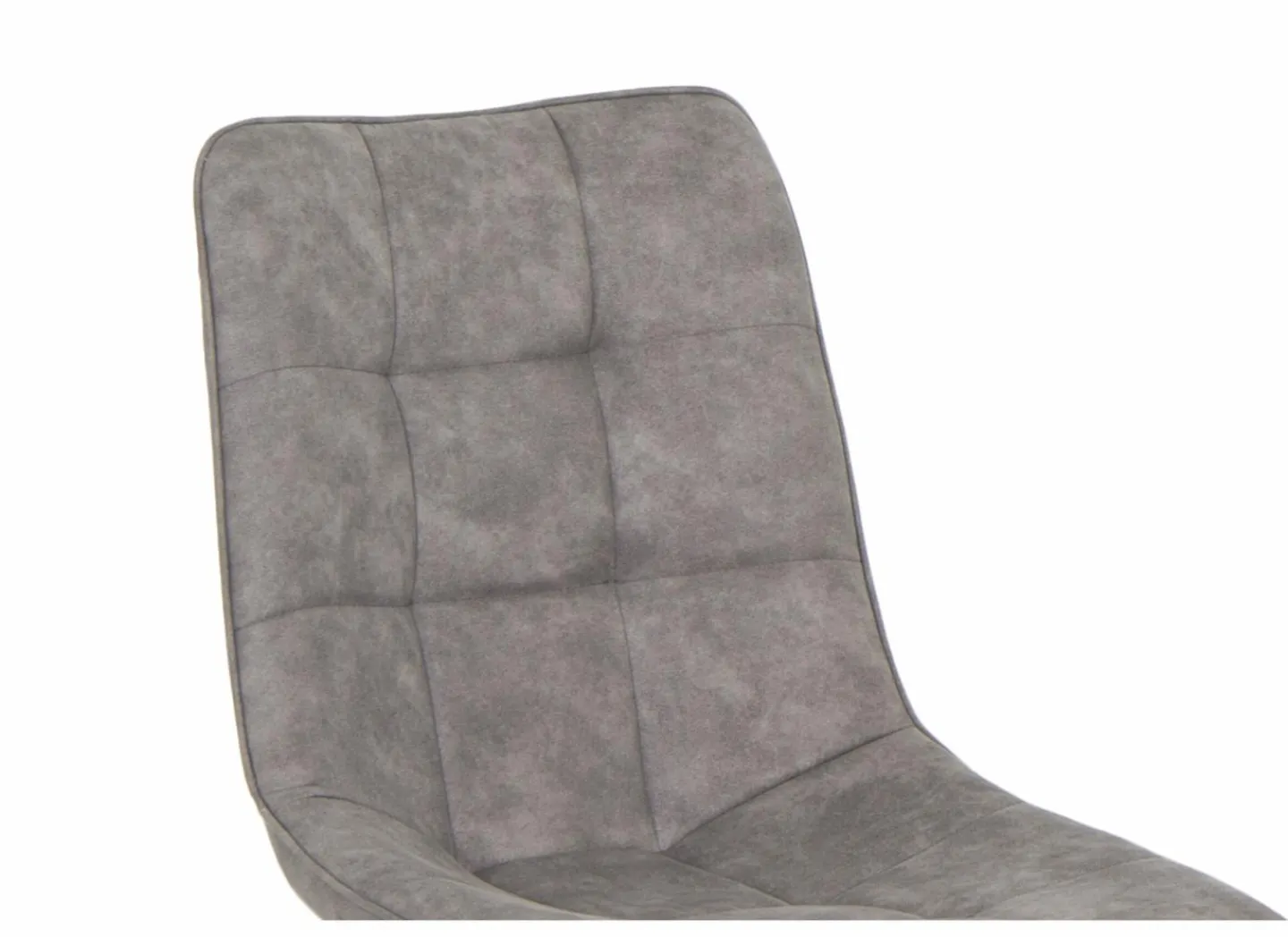 Stoel Cloud 46,5x57x86cm - microvezel - grijs