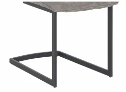 Stoel Cloud 46,5x57x86cm - microvezel - grijs