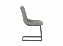 Stoel Cloud 46,5x57x86cm - microvezel - grijs