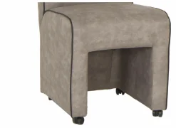 Stoel Cowboy 51x60x95cm - microvezel - silver preston