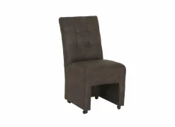 Stoel Dakar 52x72x97,5cm - microvezel - antraciet