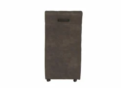 Stoel Dakar 52x72x97,5cm - microvezel - antraciet