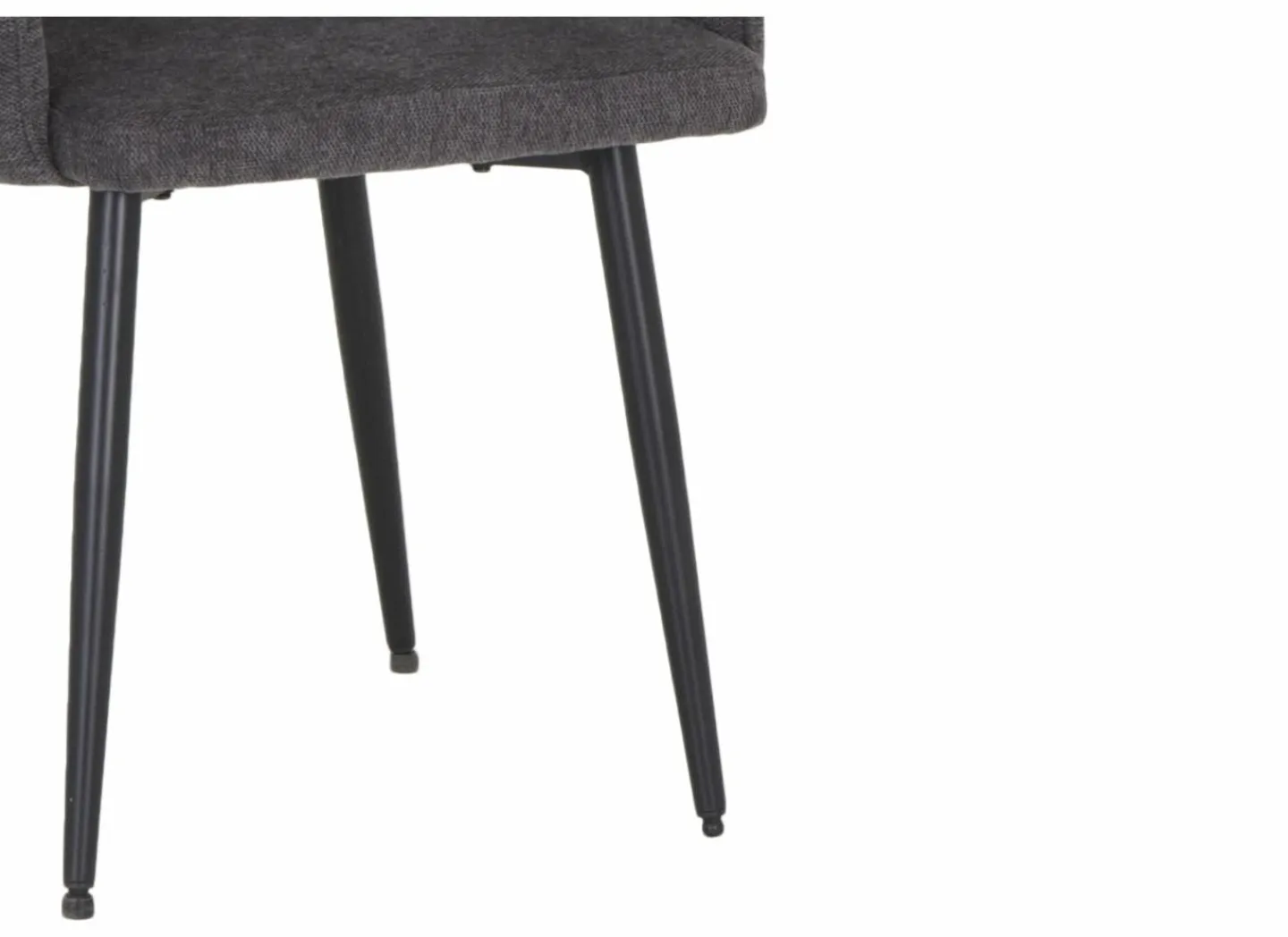 Stoel Daly 55x60x86cm - polyestervezel - grijs