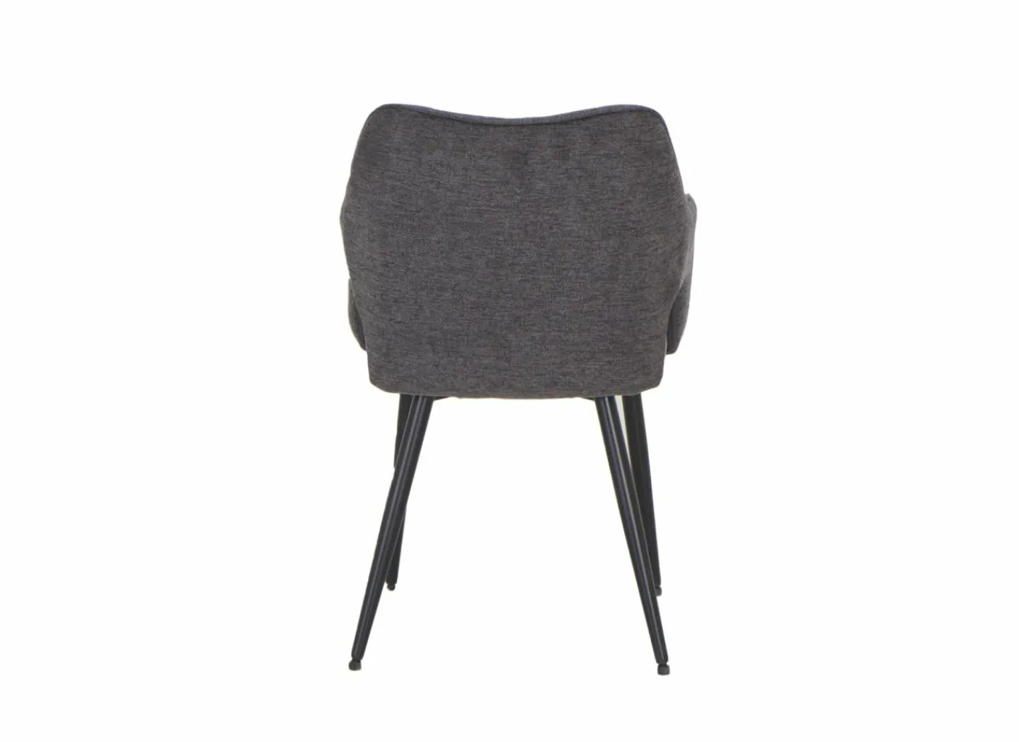 Stoel Daly 55x60x86cm - polyestervezel - grijs