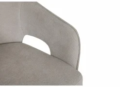 Stoel Daly 55x60x86cm - polyestervezel - beige