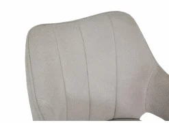 Stoel Daly 55x60x86cm - polyestervezel - beige