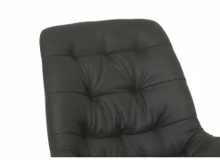 Stoel Driss 51x53x80cm - stof - zwart