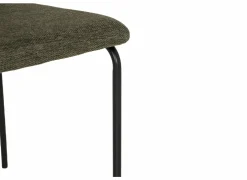 Stoel Epoca 46x59x79cm - stof - groen