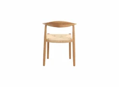 Stoel Harvey 57x53x79cm - eik massief rotan - naturel