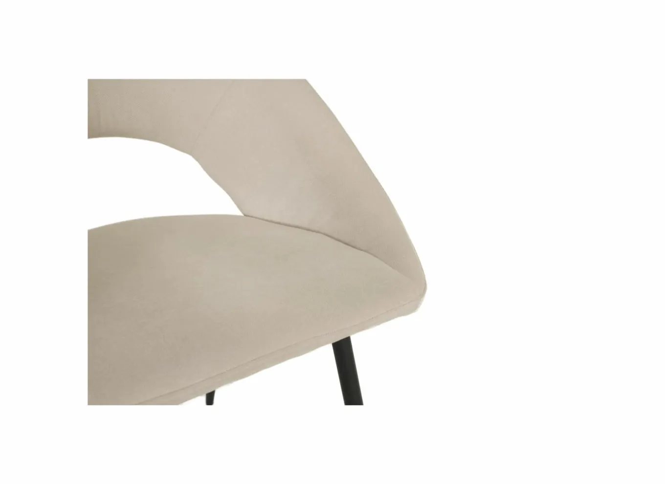 Stoel Imago 57,5x54,8x82.5cm - stof - beige