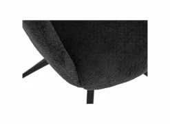 Stoel Indy 58x60x85cm - stof - antraciet