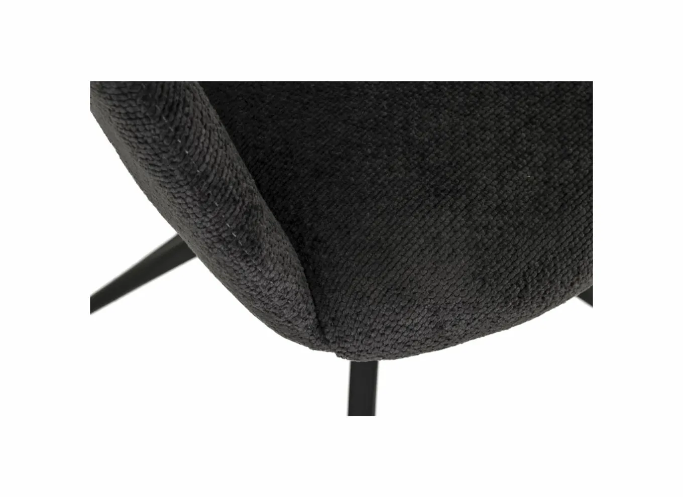 Stoel Indy 58x60x85cm - stof - antraciet