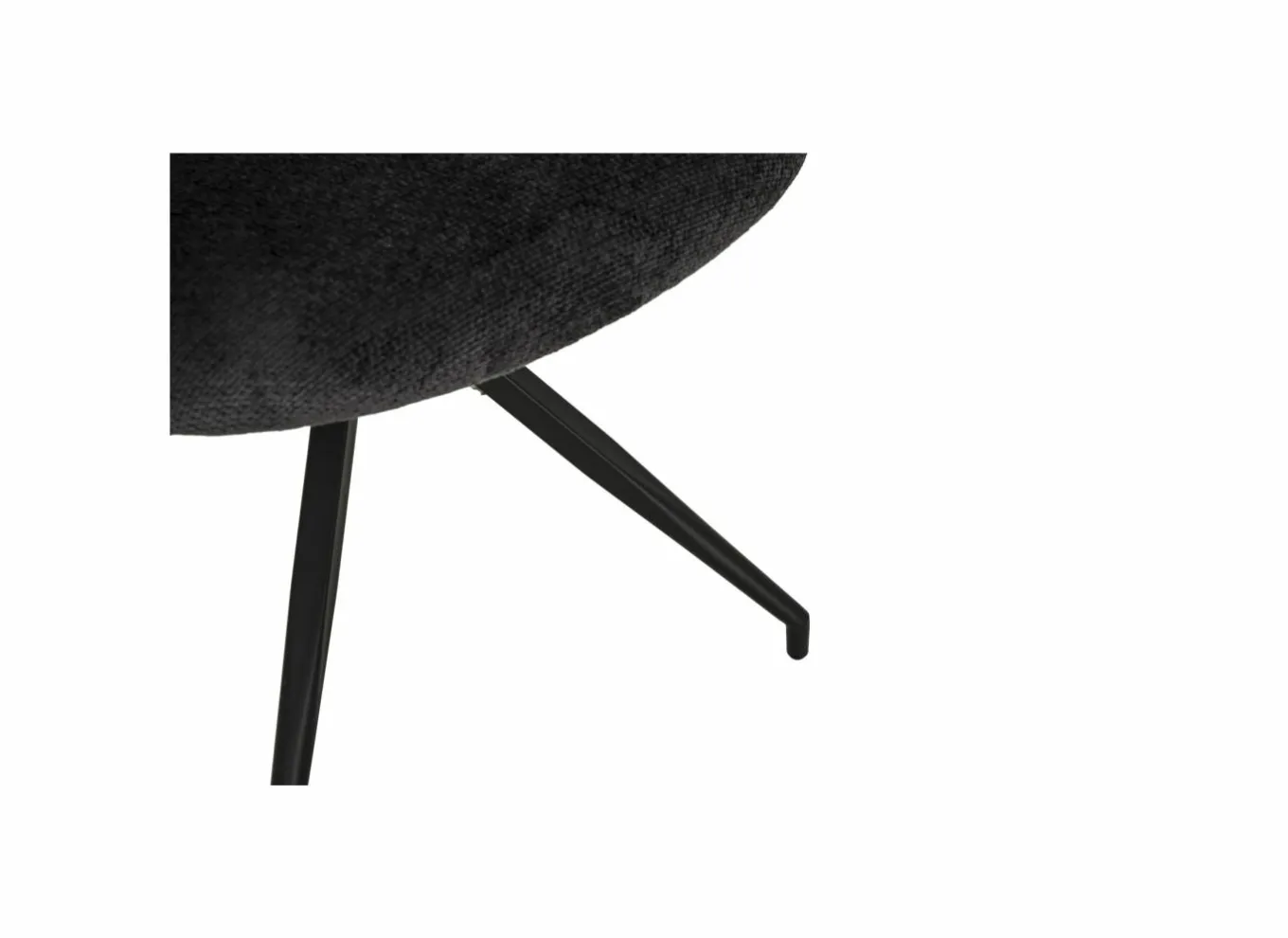 Stoel Indy 58x60x85cm - stof - antraciet