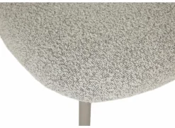 Stoel Luke 54,5x58x79cm - bouclé - taupe beige