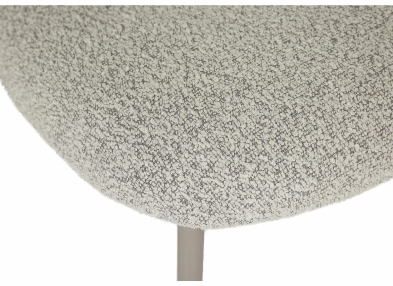 Stoel Luke 54,5x58x79cm - bouclé - taupe beige