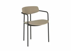 Perfecta Stoel Mirror 56x54x76cm - stof - creme & natuur