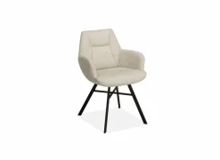 Stoel Nelson 58x63x85cm - stof - toffee