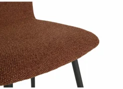 Perfecta Stoel Pisa 44,5x55,5x82cm - polyestervezel/staal - tabasco