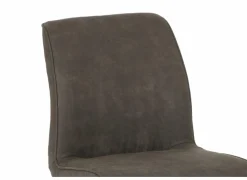 Stoel Saint 50x53x86cm - microvezel - antraciet