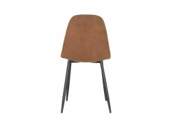 Stoel Speech 45x46x88cm - stof - cognac