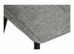 Stoel ST2418  51x64x89cm - stof - grijs