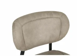 Stoel ST2408  52x61x84cm - stof - zand