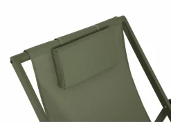 Strandstoel Plage aluminium - groen