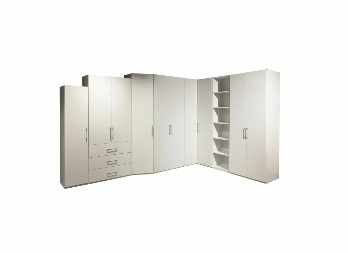 Systeemkast Orange 400cm - decor- alpine wit