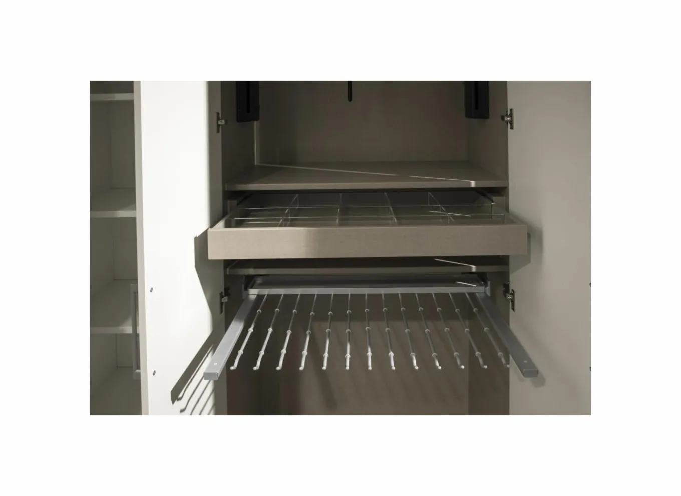 Systeemkast Orange 400cm - decor- alpine wit