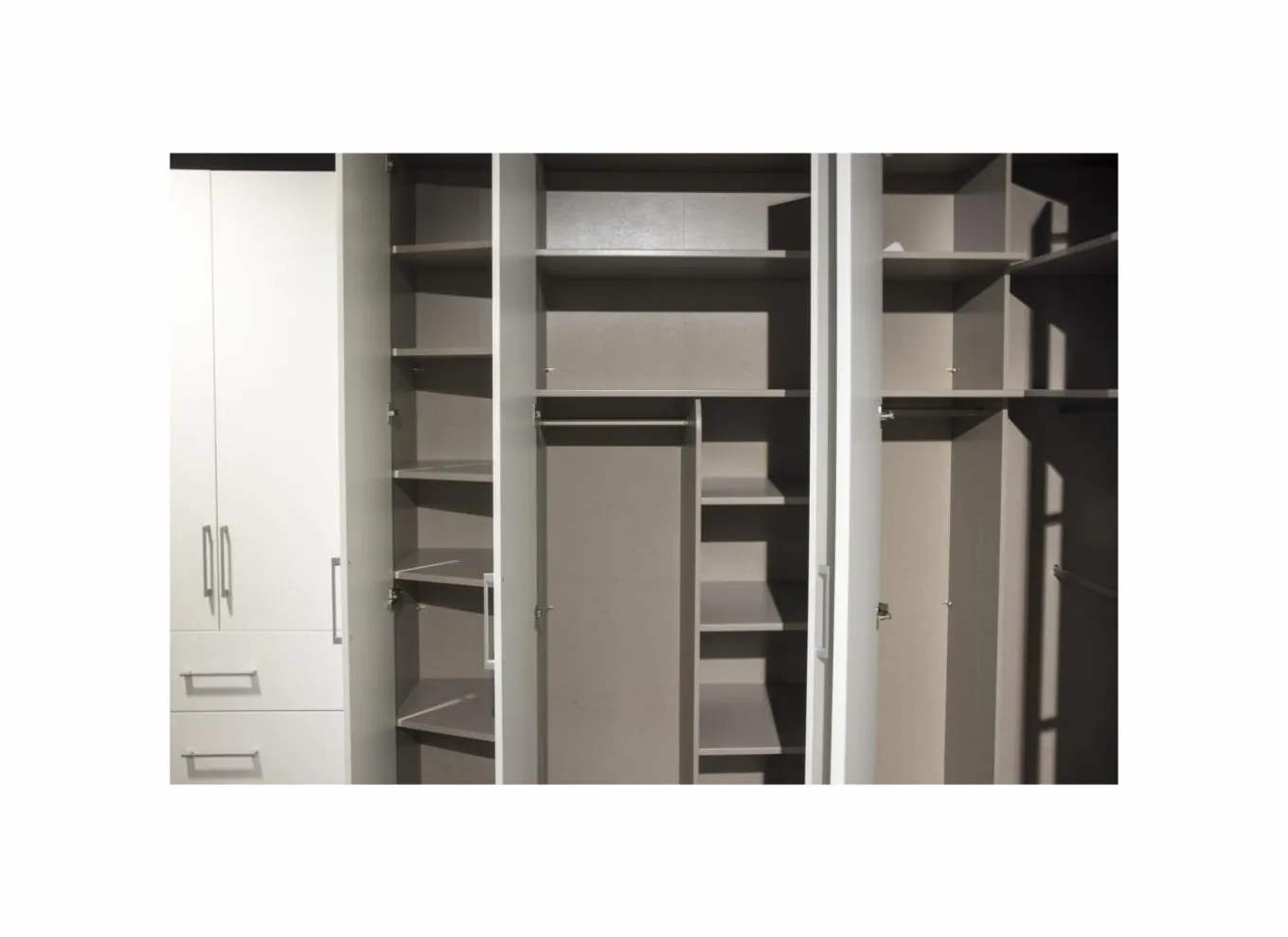 Systeemkast Orange 400cm - decor- alpine wit