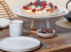 Salt & Pepper Taartschotel Cameo Ø33,5x12cm - stoneware - beige