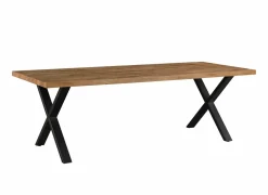 Tafel Estrella 220x95cm - meubelplaat - industrial oak