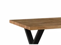 Tafel Estrella 220x95cm - meubelplaat - industrial oak