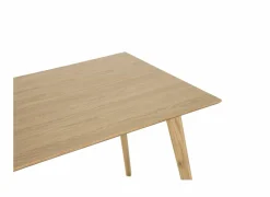 Tafel Ingo 160x80cm - eik massief & decor - naturel