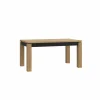 Tafel Kaszimiro 160/200x90cm - decor - waterford eik & zwart