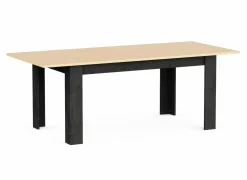 Tafel Kent 155/205x90cm - decor - chêne de fil & sidewalk