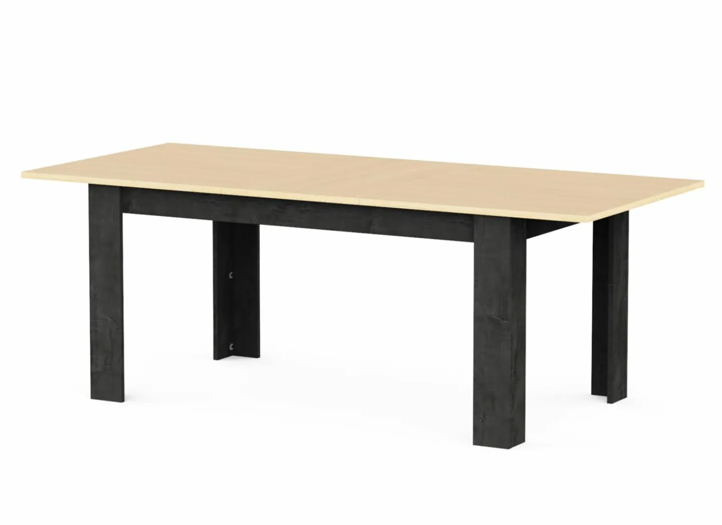 Tafel Kent 155/205x90cm - decor - chêne de fil & sidewalk