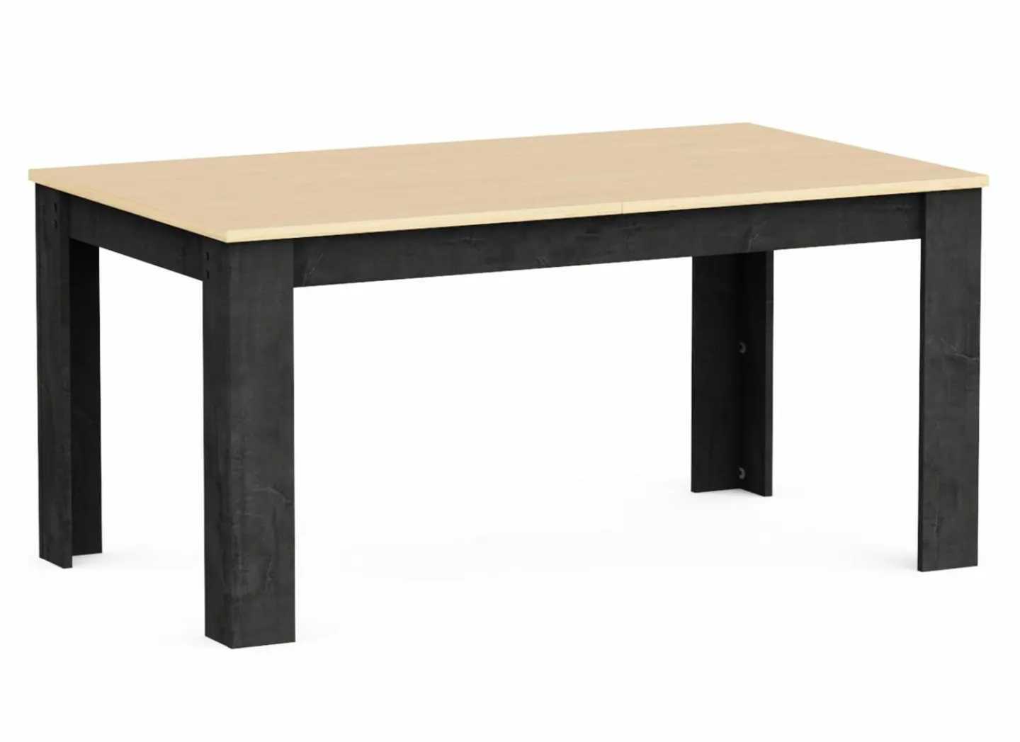 Tafel Kent 155/205x90cm - decor - chêne de fil & sidewalk