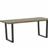 Tafel Leonardo  180x90cm - MDF - bruin