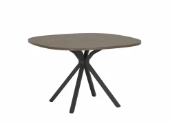 Perfecta Tafel Onyx 120x120cm - HPL - walnoot