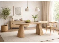 Tafel Sheba 220x100cm - es fineer - naturel