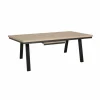 Tafel Toby 190/250x100cm - melamine - castella oak