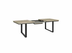 Tafel Toby 190/250x100cm - melamine - castella oak