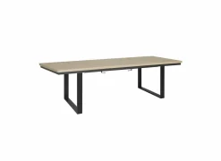 Tafel Toby 190/250x100cm - melamine - castella oak
