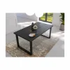 Tafel Valencia 210x98cm - melamine - zwarte eik