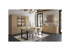 Tafel Valencia 180x98cm - melamine - lichte eik