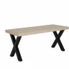 Tafel 164x100cm - decor - natuurlijke olm