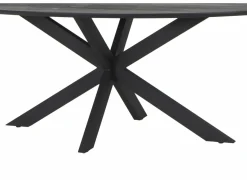 Tafel 230x110cm - eik massief - oak black sky